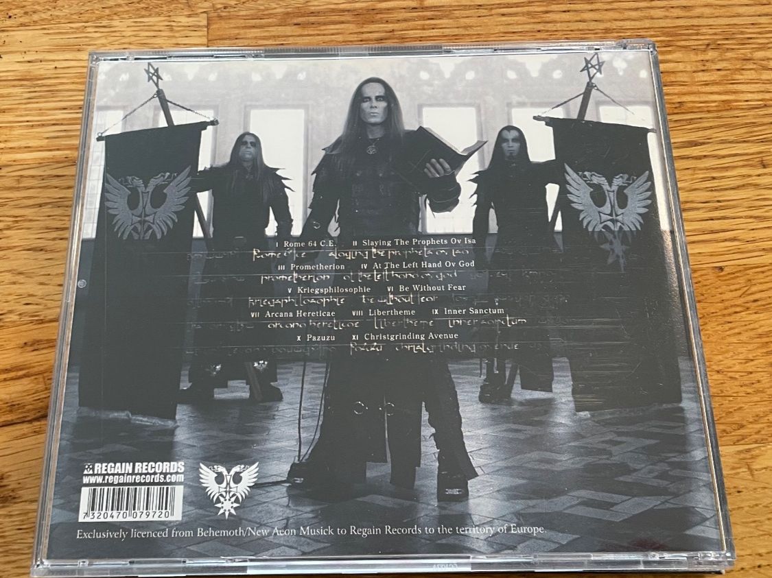 CD: Behemoth-The Apostasy – Usato da Muri b. Bern venduto da AdidasCollector 5