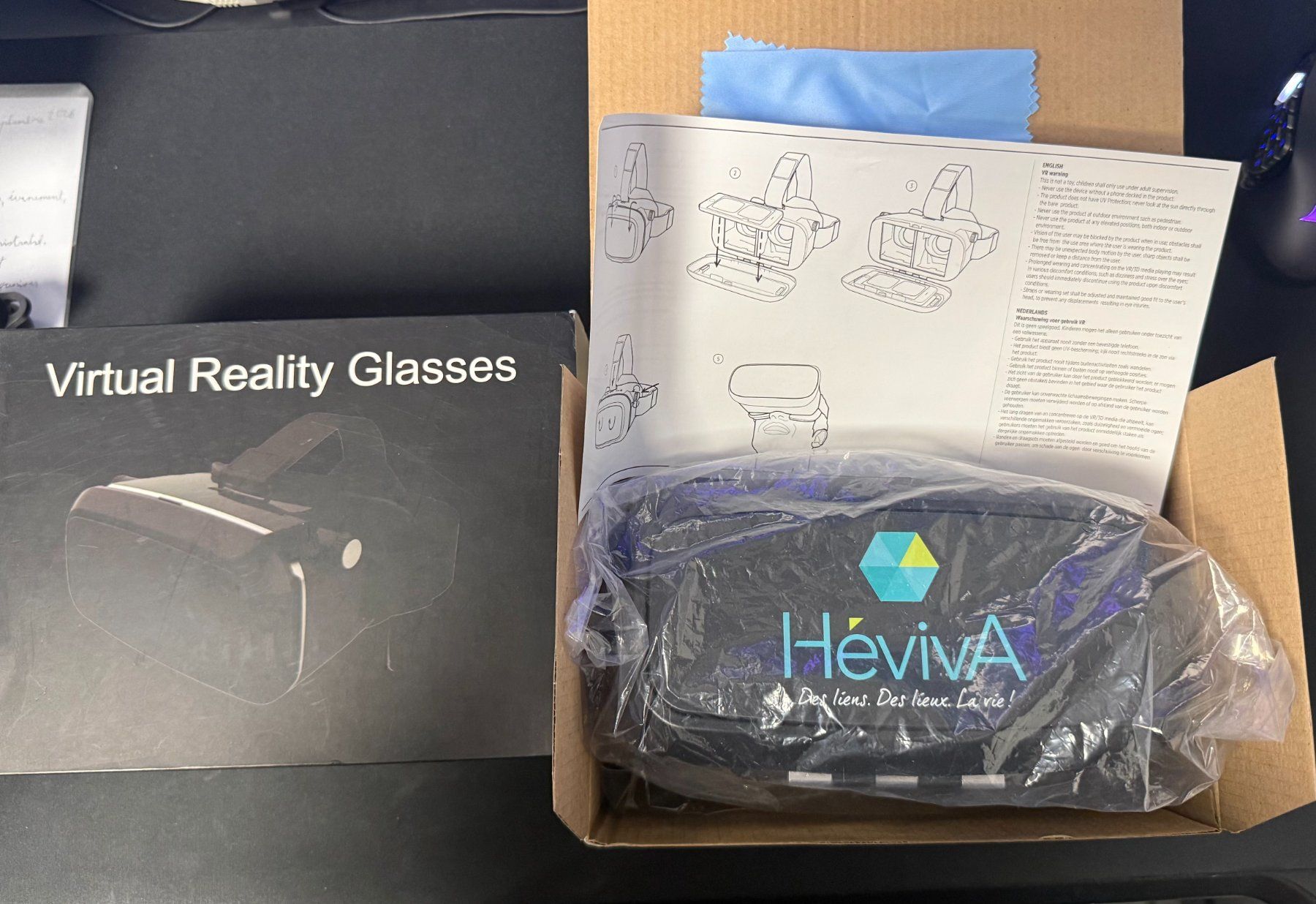 Casco VR: Virtual Reality Glasses - Lunette de Realité virtuelle – Usato da Pont-de-la-Morge venduto da Darfal 1