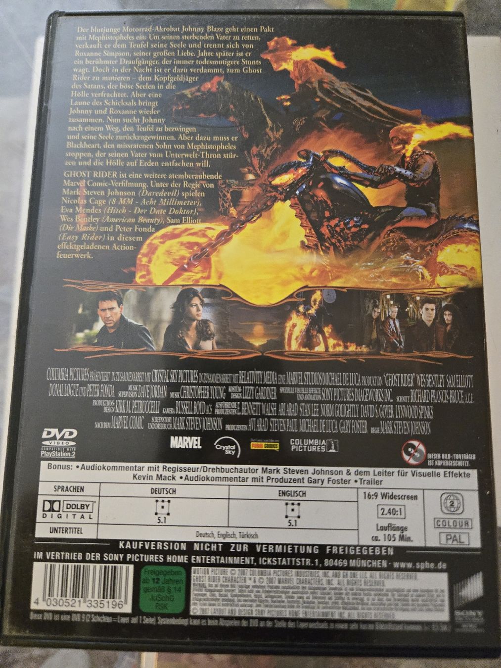 Alle DVDs: Ghost Rider DVD – Gebraucht aus Bussigny von Kfdlt 1