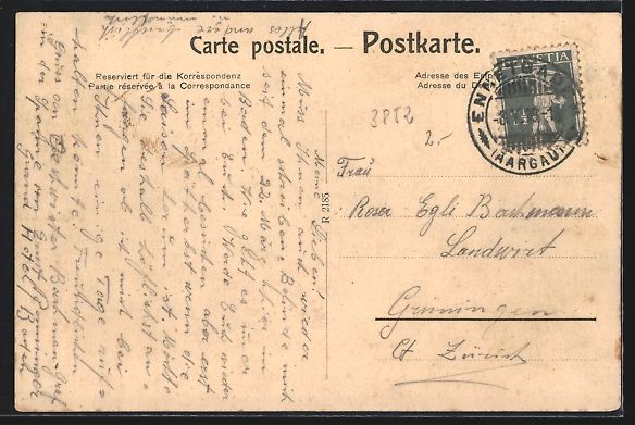Cartoline postali: AK Baden, Grand Hotel – Usato da Berlin venduto da bartko-reher 1