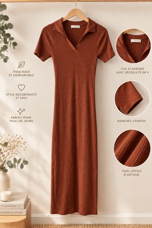 Robe mi-longue taille S