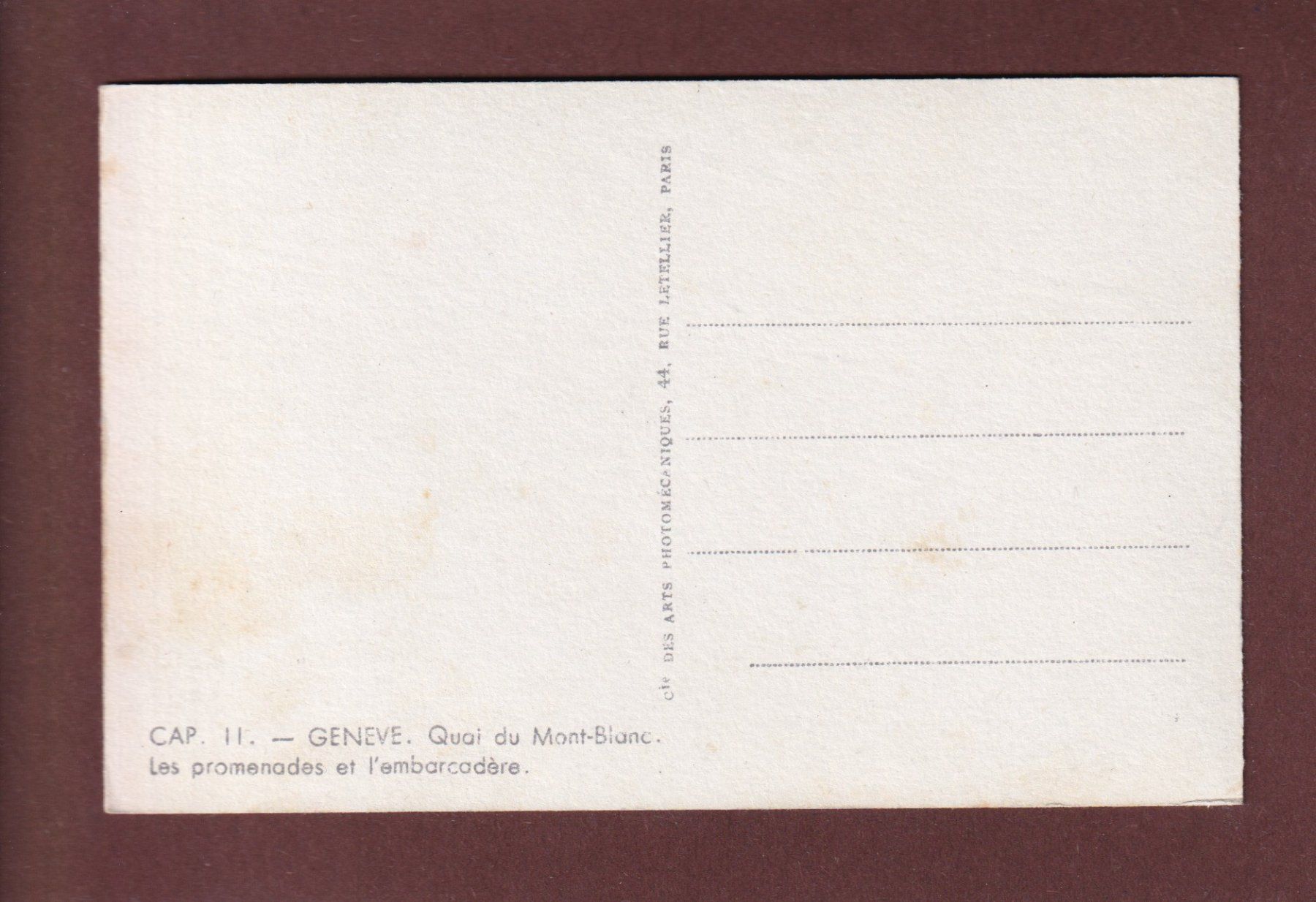 Cartes postales: GENEVE - Rade - Bateau CGN – D'occasion à Pully par nicecards-shop 1