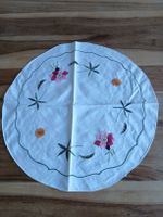 Vintage Embroidered Floral Tablecloth - Spring Decor!