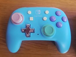 "Cotton candy" Nano Wireless Controller Nintendo Switch Blue