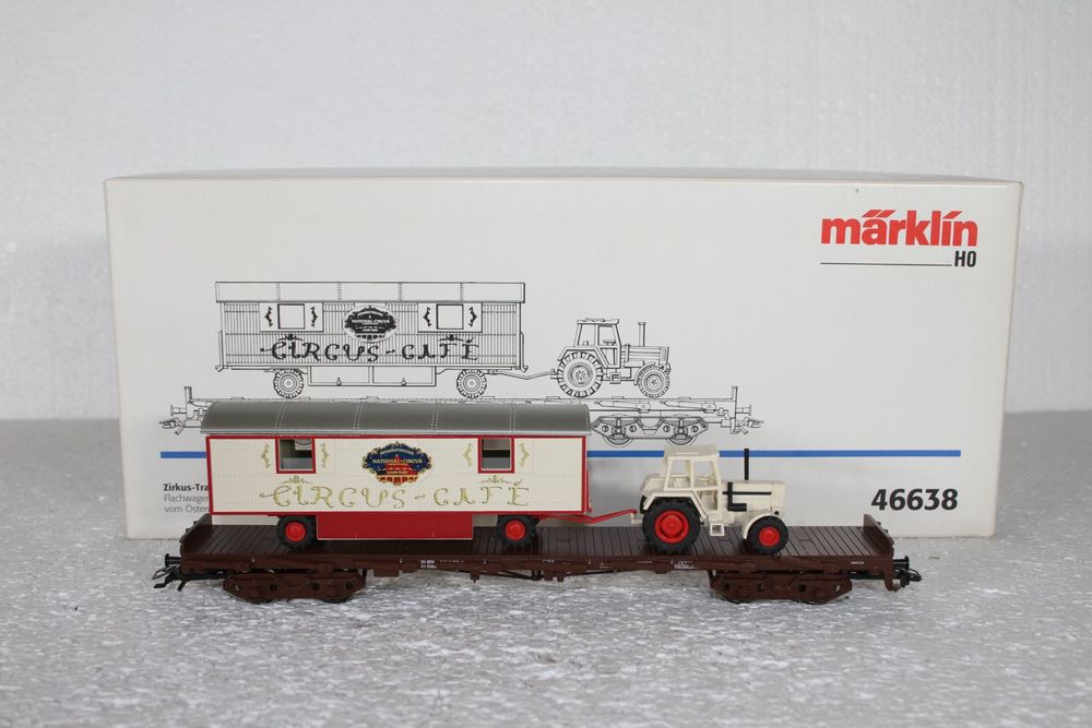 Märklin 46638 ÖBB Flachwagen Zirkus-Transport (Gebraucht) in Triesen ...