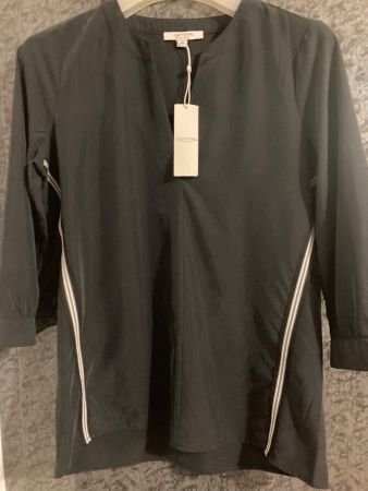 Comma Bluse Damen Gr. 36 schwarz neu