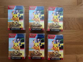 6x Pokemon 30th Celebration Booster Bundles (EN)