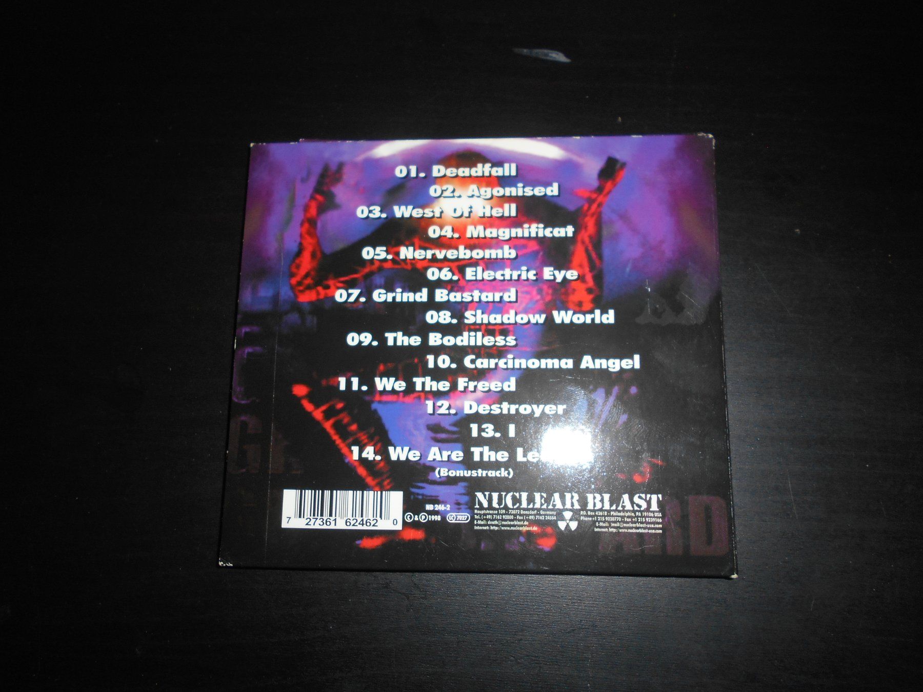 CD: Benediction – Grind Bastard / 1998 – Usato da Aarberg venduto da witchhunter01 2