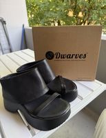Dwarves Sandalen Schwarz Leder Grösse 38 neu