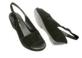 Edle Högl Keilsandaletten aus Samtkid-Wildleder/Gr.5/37,5-38