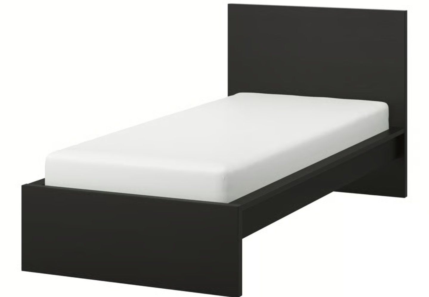 Ikea Lits: Ikea Malm Bett in schwarz – D'occasion à Neuenhof par pub_6x8x