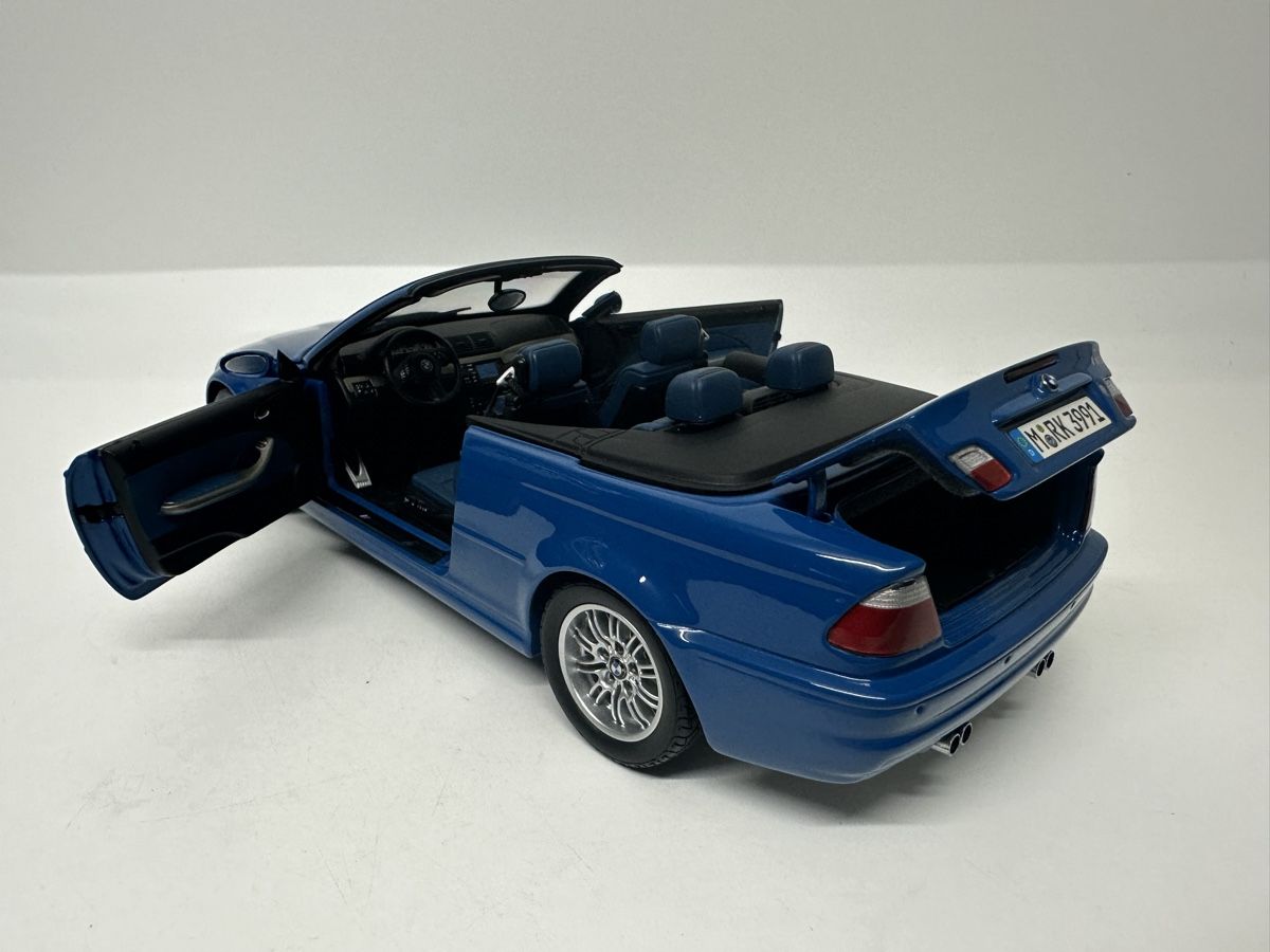Kyosho Modellini d'auto: BMW M3 E46 Cabriolet 1:18, blau, KYOSHO – Usato da Zofingen venduto da rf9_x2xt 4