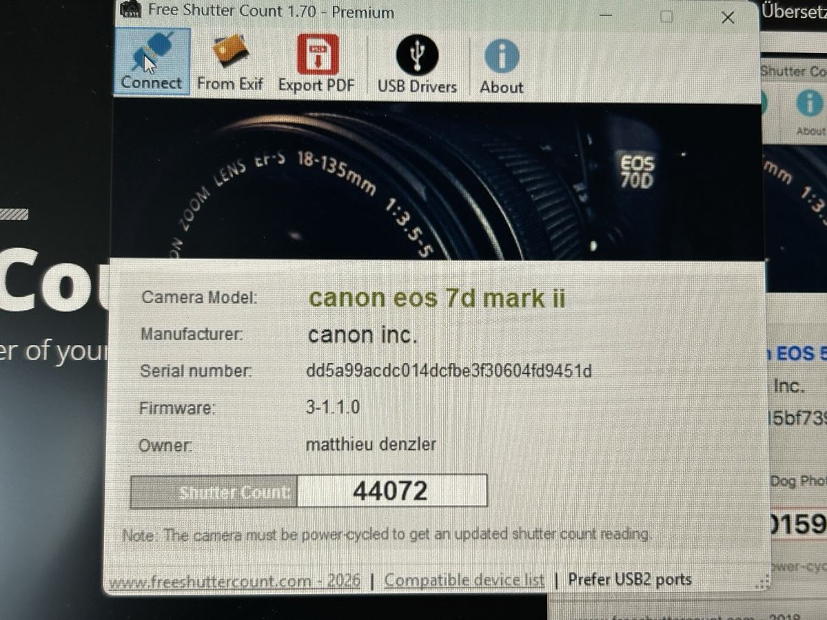 Canon Kamera: Canon EOS 7D Mark II mit EF-S 10-22mm – Gebraucht aus Diessenhofen von AnjaK8253 5