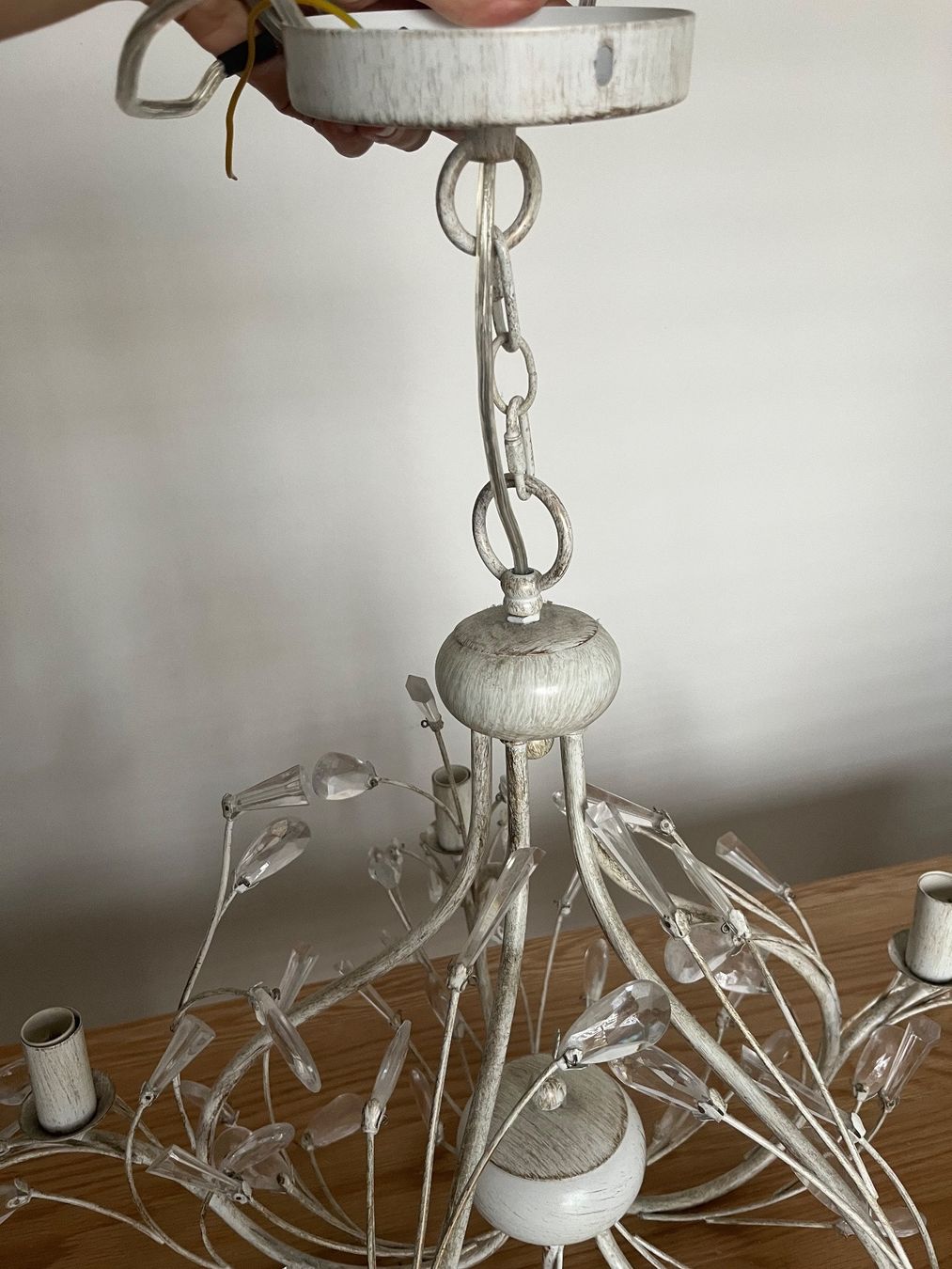 Lampade: Wunderschöner Shabby-Chic-Kronleuchter – Usato da Zürich venduto da any_cyh9 2