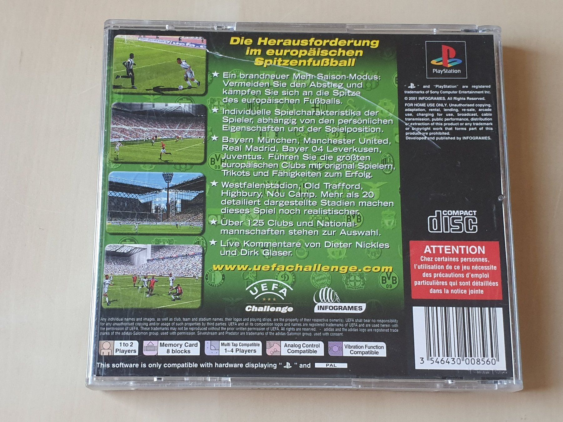 Sony Spiele: UEFA Challenge – Gebraucht aus Stansstad von collectorsshop 1