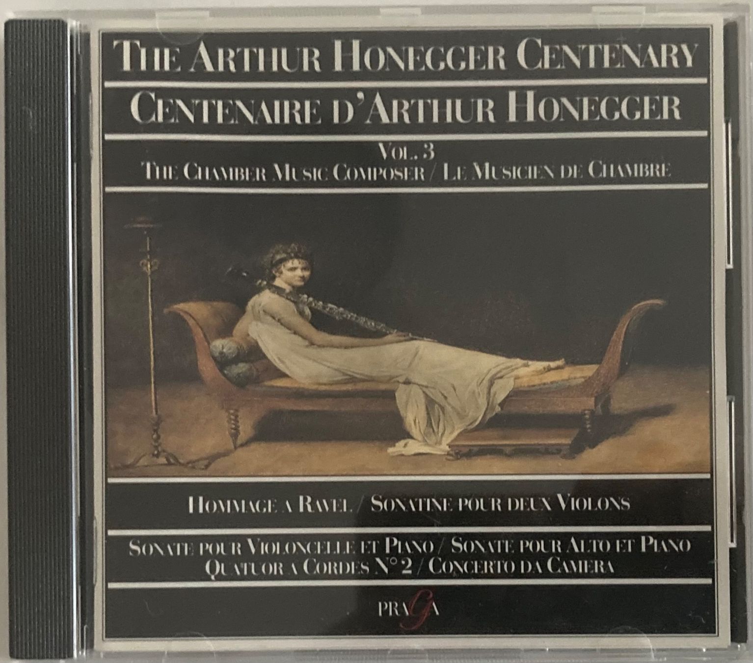 CD: ARTHUR HONEGGER  - THE ARTHUR HONEGGER CENTENARY VOL. 3 – Usato da Poliez-Pittet venduto da Newtown-Records