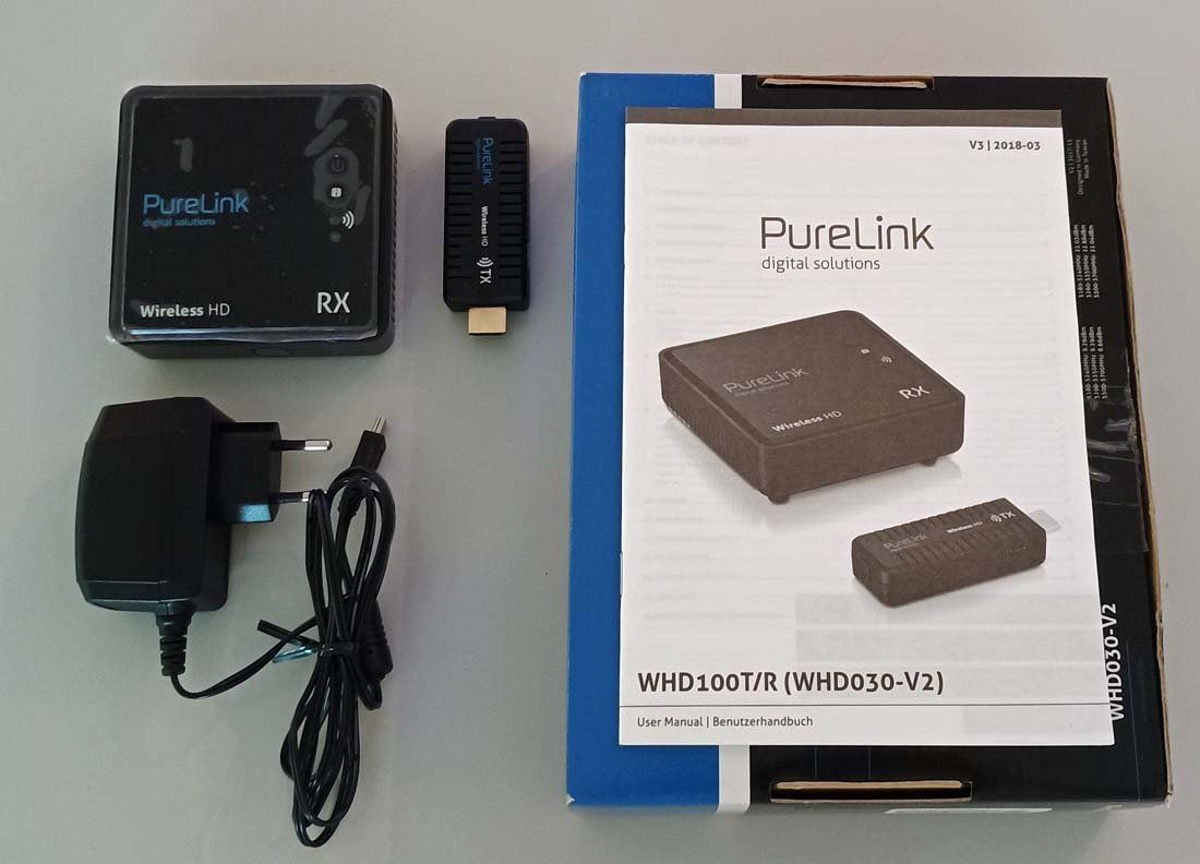 Adapter: HDMI Wireless-Transmitter Set (Reveiver/Transmitter) – Gebraucht aus Neuendorf von Buggle 1