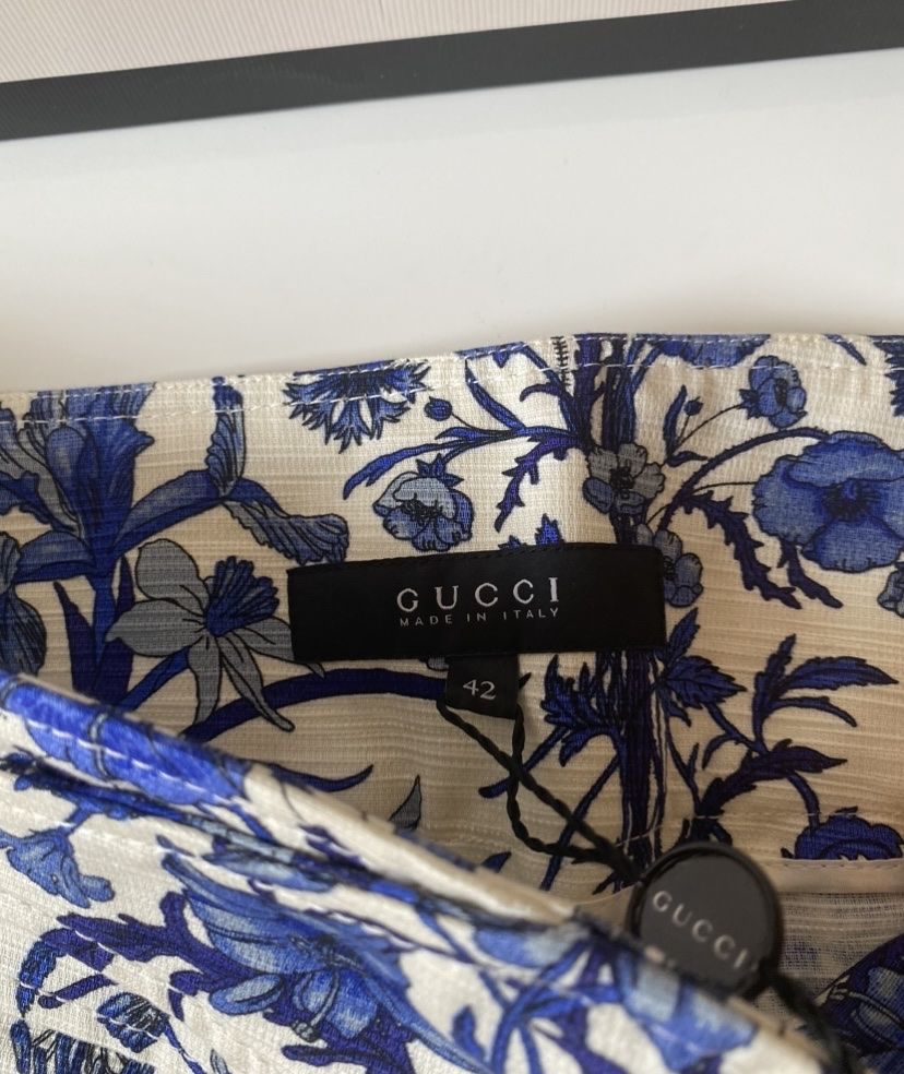 Gucci Gonne: Minigonna Gucci flora tg.42 It. – Nuovo e nell'imballaggio originale da Mendrisio venduto da SGR85 3