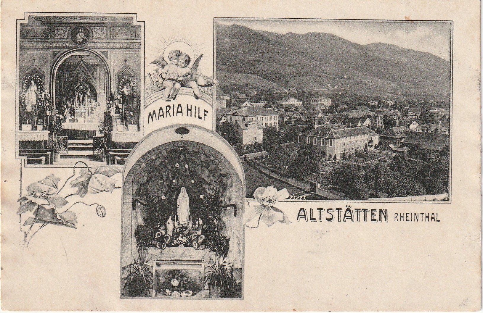 Cartoline postali: Mariahilf. Altstätten Rheintal – Usato da Bronschhofen venduto da Astore