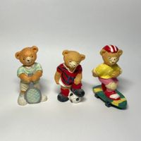 Sammelfiguren Sport-Bären (Vintage, 1994)