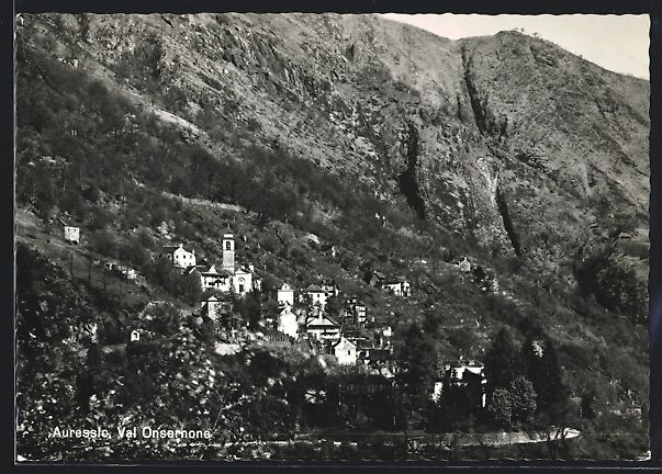 Cartes postales: Auressio /Val Onsernone, Panorama mit Be – D'occasion à Berlin par bartko-reher