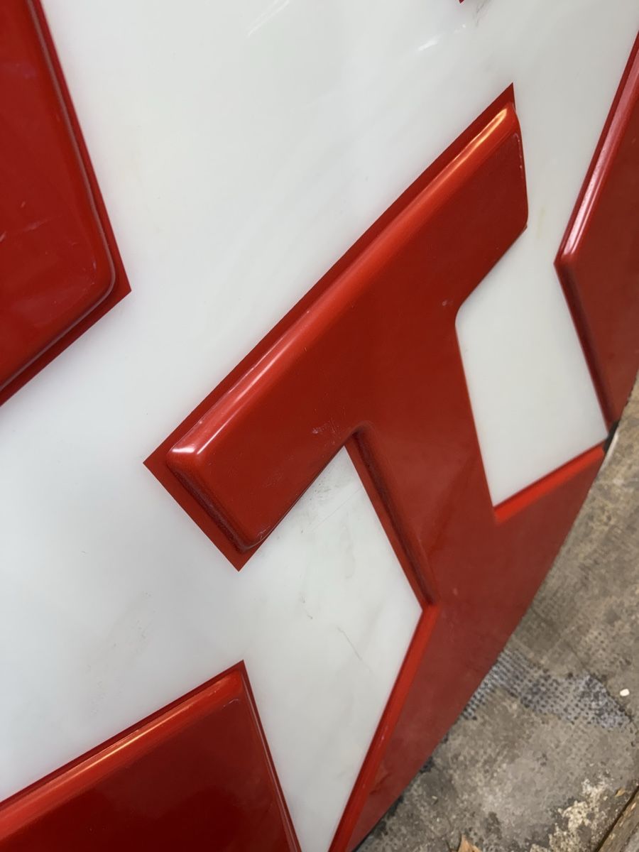 Texaco Insegne: Texaco Leuchtreklamen Tafel USA – Usato da AARBURG venduto da cheapstuff 1