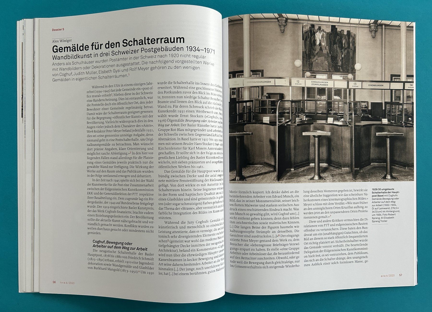 Libri: ARCHITEKTUR UND KUNST BEI DER POST in der Schweiz – Usato da Zürich venduto da Domus09 8