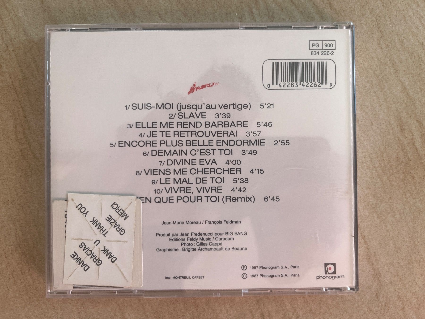 CDs: CD François Feldman - Vivre, vivre – Gebraucht aus Vernayaz von Darkfrost 1