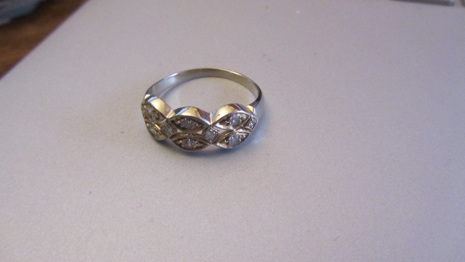 Anelli: Ring mit Diamanten – Usato da Bischofszell venduto da Joachim-115 1