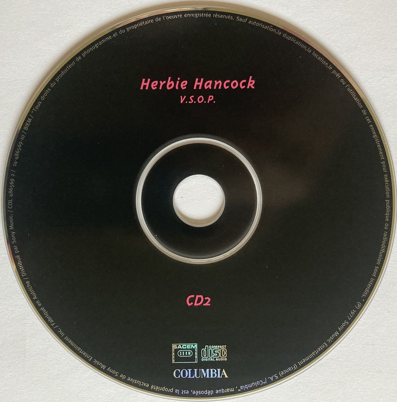 CD: HERBIE HANCOCK - V.S.O.P. – Usato da Bottens venduto da hotter-than-hell 3