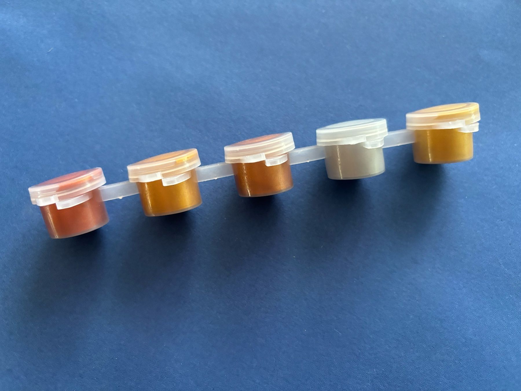 Colori: 5x Farben-Metallic-Acrylfarben je 3ml – Nuovo e nell'imballaggio originale da Frenkendorf venduto da jazzplatten 2