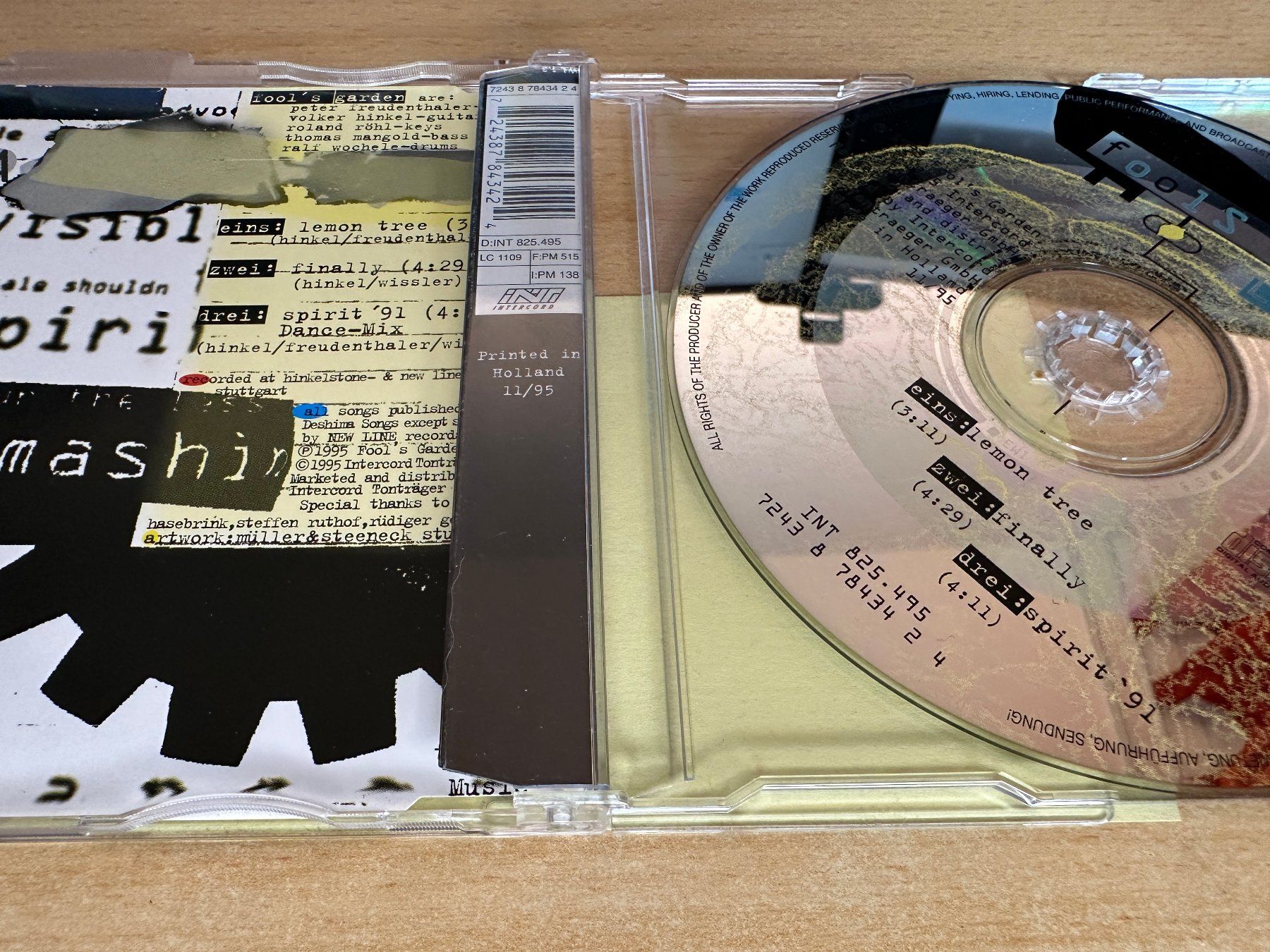 CDs: Fool's Garden – Lemon Tree - Single CD – Gebraucht aus Rikon im Tösstal von Alpenmutz 1