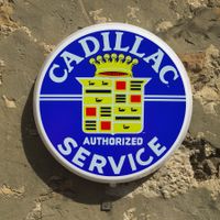 CADILLAC LED Leuchtreklame Vintage Style
