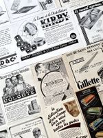 Rasieren / Rasage - 25 alte Werbungen / Réclames 1910/50