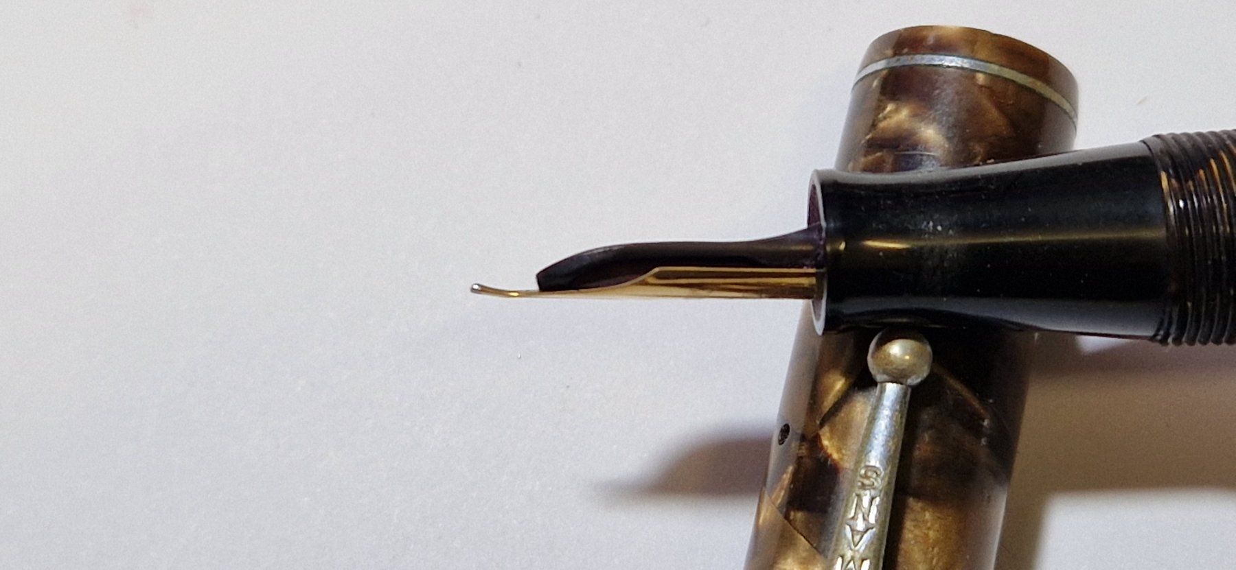 Waterman Penna & Evidenziatori: Antiker Waterman Füllfederhalter, 585 - 14K Goldfeder – Usato da Zürich venduto da spin23 8