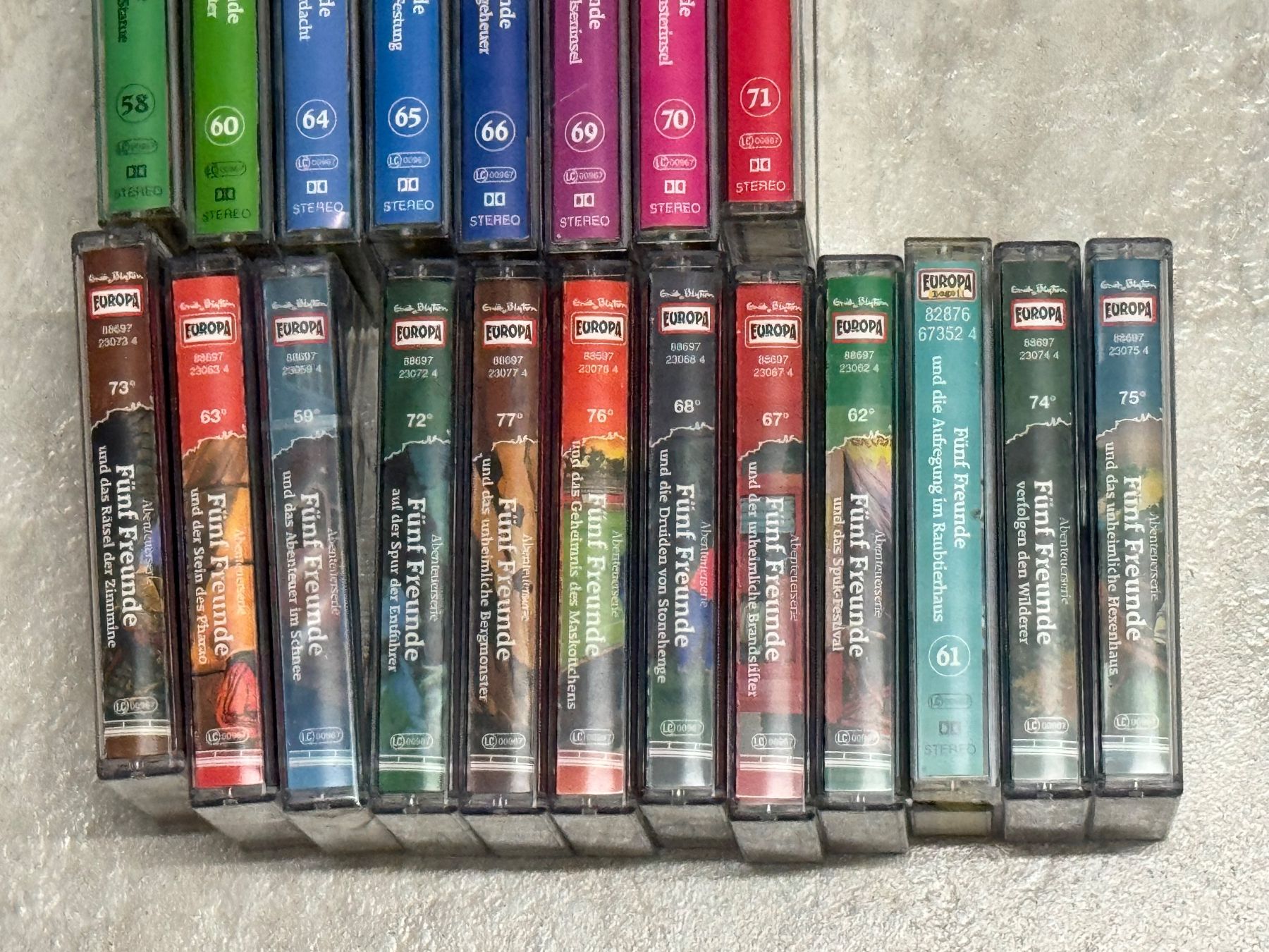 Musicassette: 59 Kassetten Fünf Freunde – Usato da Kaiseraugst venduto da Drasa 6