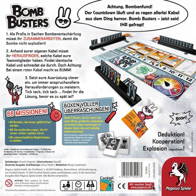 Pegasus Spiele Jeux: Spiel Bomb Busters – Neuf avec emballage d'origine à Uster par Ludit 1