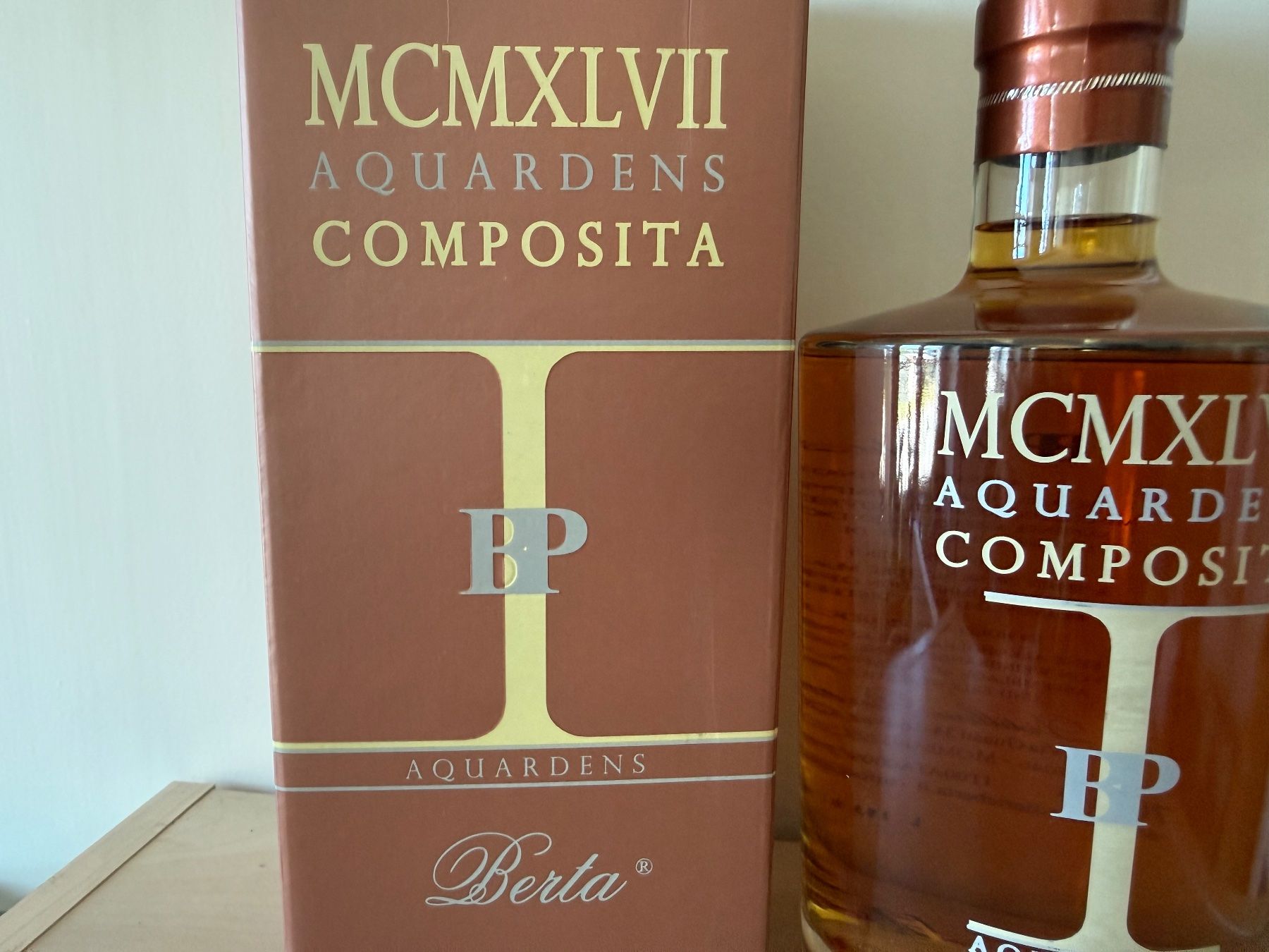Berta Spirituosen: Grappa Berta Acquavite Composita P. Berta 43% – Neu und originalverpackt aus Wöschnau von Vinsale 2