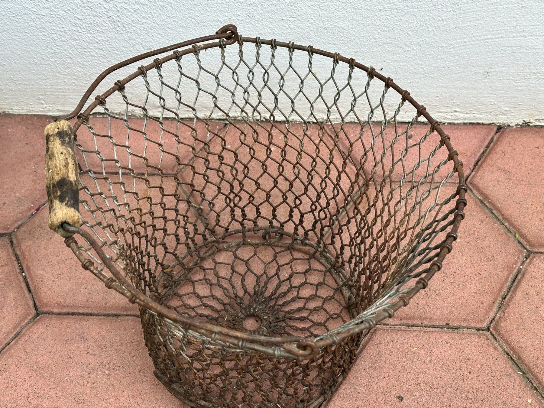 Sonstige Antiquitäten & Kunst: Antik Drahtkorb Obstkorb Korb – Gebraucht aus Flüelen von Amazona03 6