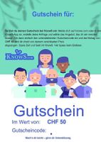 Gutschein * KNOWS * Wert 50.-
