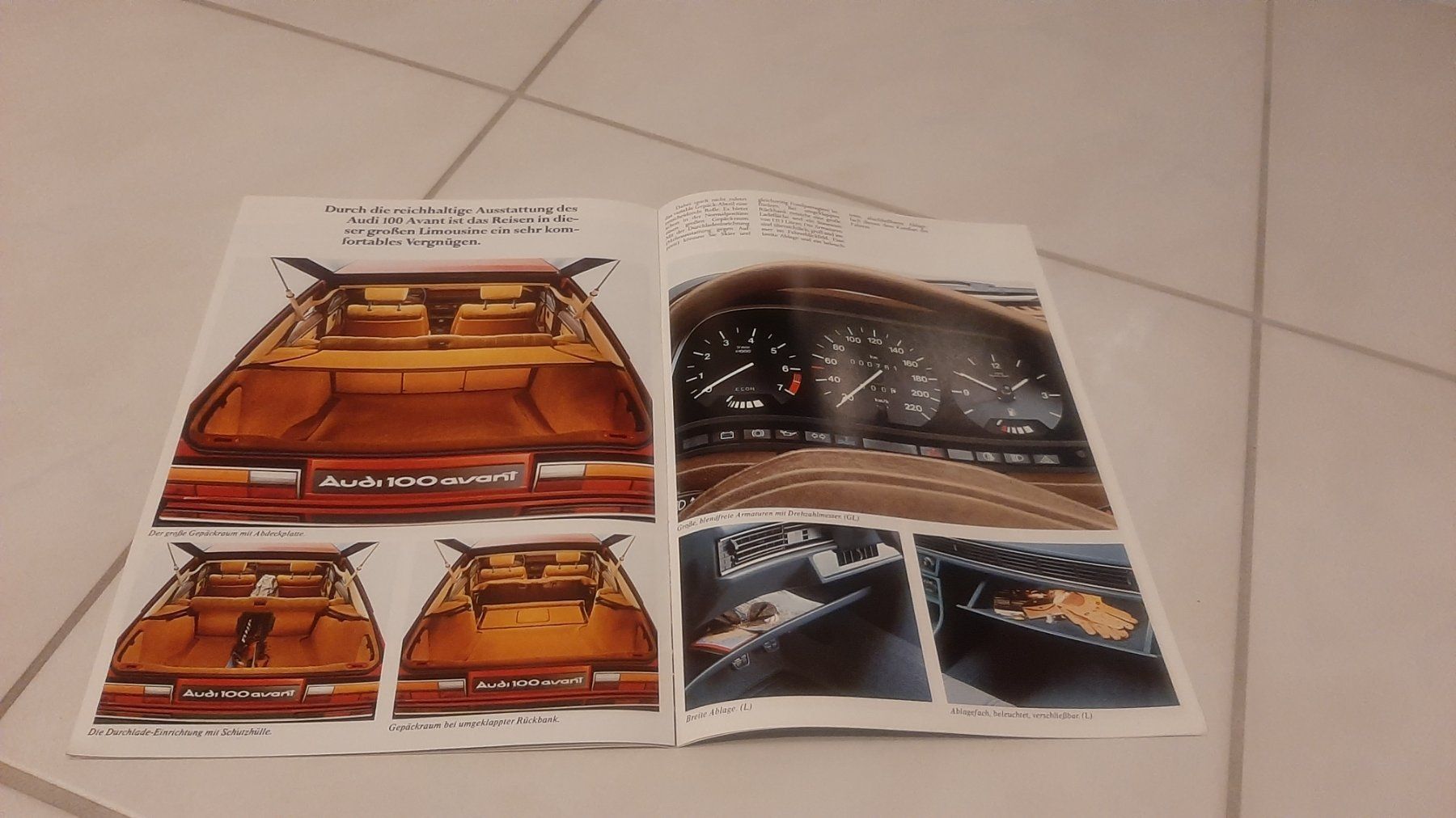 Audi Documenti: K..108) Audi 100 Avant Prospekt – Usato da Wil SG venduto da AmandaCreations 1