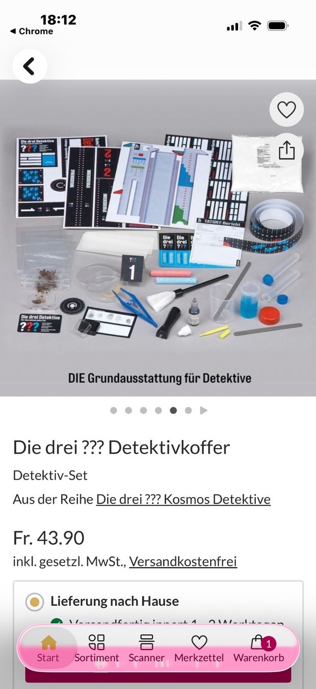 Kosmos Giochi: Die drei ??? Detektiv Koffer – Nuovo e nell'imballaggio originale da Ebikon venduto da Jascha0 2
