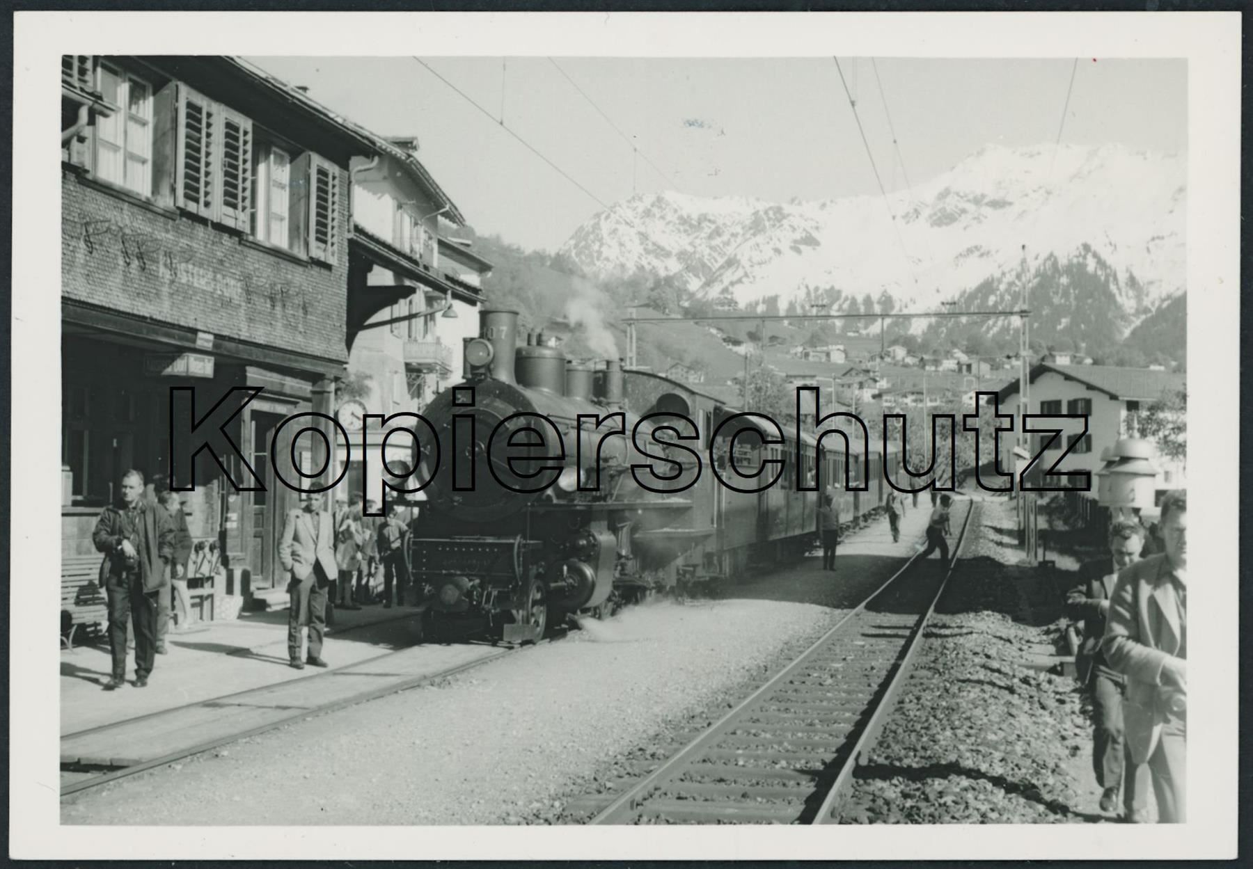 Cartoline postali: GRS Klosters Dorf - Rhätische Bahn RhB – Usato da Schindellegi venduto da leecollect