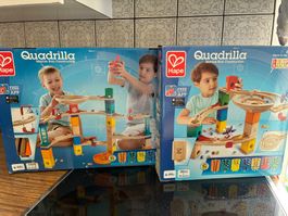 Hape Quadrilla Marble Run Construction Holzbaustein 2 Sets