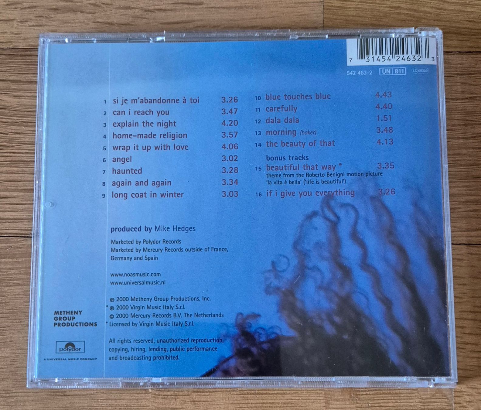 CD: Noa Blue Touches Blue CD – Usato da Eich venduto da Vitas26 1