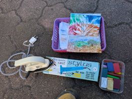 Wachsmalstift-Set Encaustic Art Stylus mit Bügeleisen