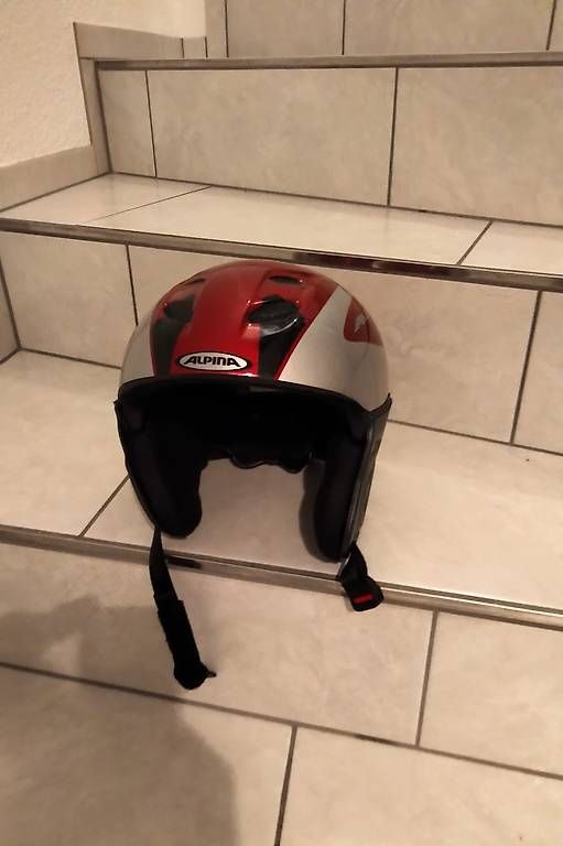 Caschi: Alpina Skihelm, rot, Grösse 55-59cm – Usato da Schöfflisdorf venduto da Uncle_Jim 2