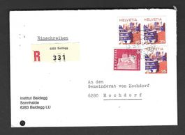 CH FDC  Einschreiben