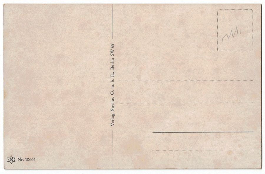 Cartoline postali: Kitsch: Kleinkind mit roten Blumen – Usato da Frauenfeld venduto da POML 1
