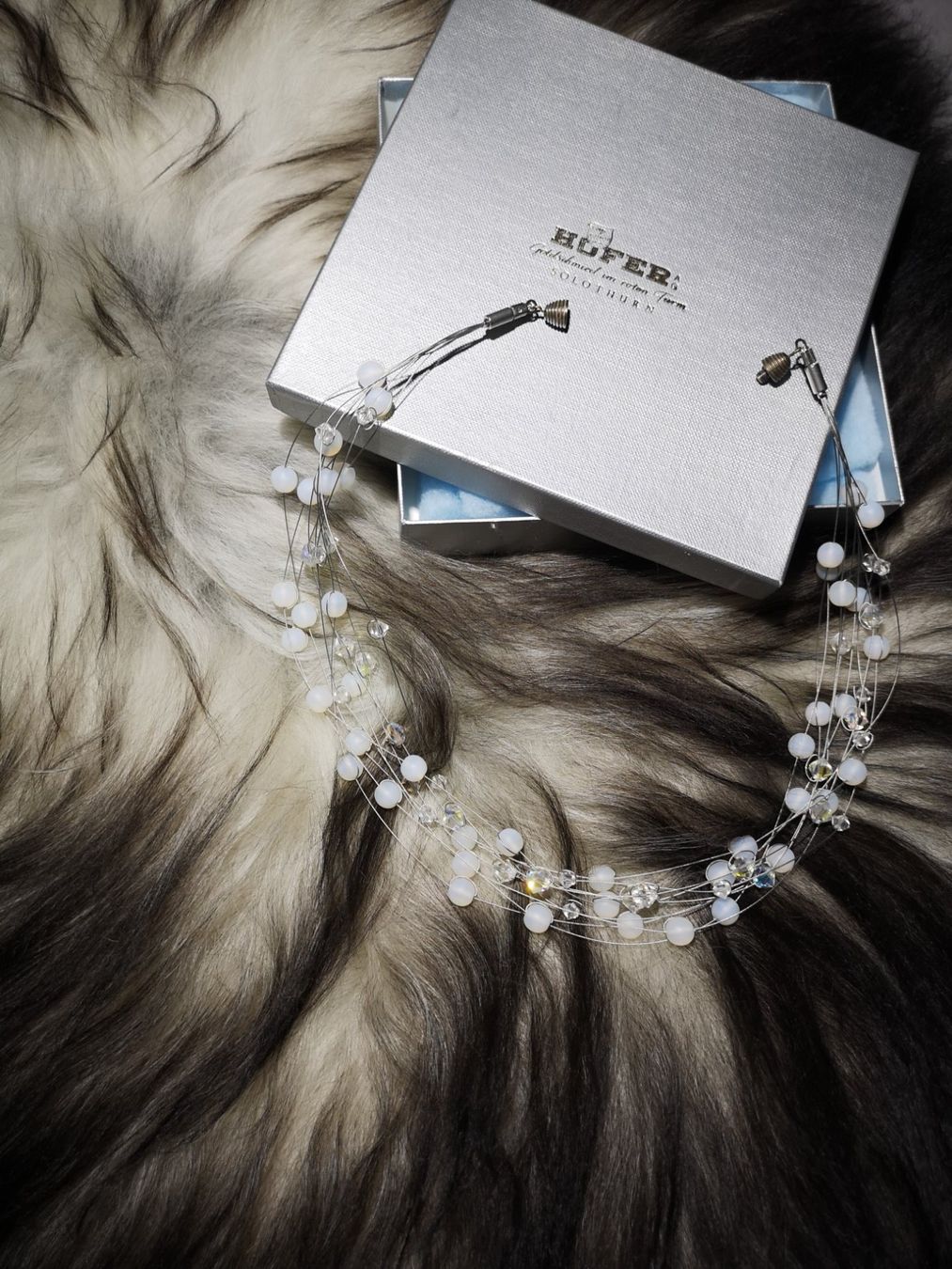 Ketten: Modekette mit Swarovski Perlen – Gebraucht aus Biberist von zh2se
